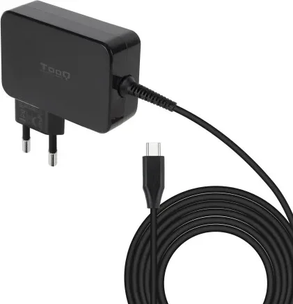 Cargador de Portátil GaN TooQ TQLC-USBCGAN100PD USB Tipo-C/ 100W/ Automático/ Voltaje 5-20V