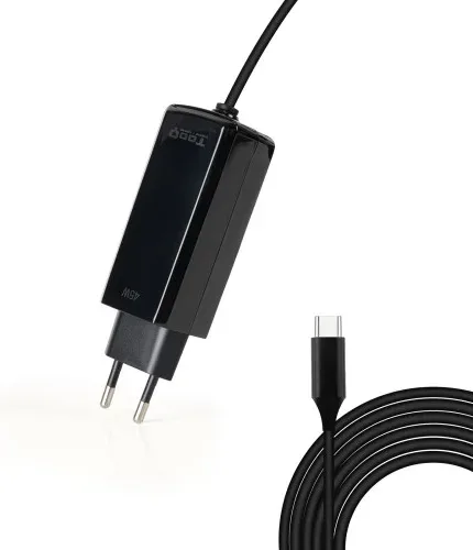 Cargador de Portátil GaN TooQ TQLC-USBCGAN100PD-C USB Tipo-C/ 45W/ Automático/ Voltaje 5-20V