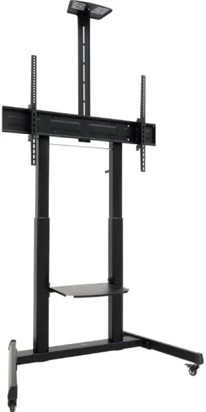 Soporte de Suelo Inclinable con Ruedas TooQ FS20406HM-B para TV de 60-100"/ hasta 120kg