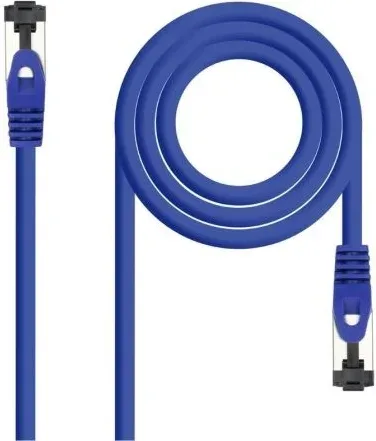 Cable de Red Latiguillo Sstp Cat8.1 Awg26 0.25 M Azul Nanocable