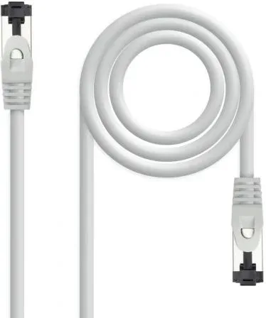 Cable de Red RJ45 SSTP Nanocable 10.20.2000-L30 Cat.8.1/ 30cm/ Gris
