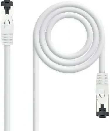 Cable de Red RJ45 SSTP Nanocable 10.20.2000-W Cat.8.1/ 50cm/ Blanco