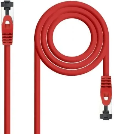Cable de Red RJ45 SSTP Nanocable 10.20.2001-R Cat.8.1/ 1m/ Rojo
