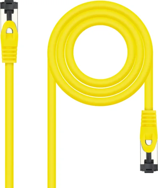 Cable de Red RJ45 SSTP Nanocable 10.20.2002-Y Cat.8.1/ 2m/ Amarillo