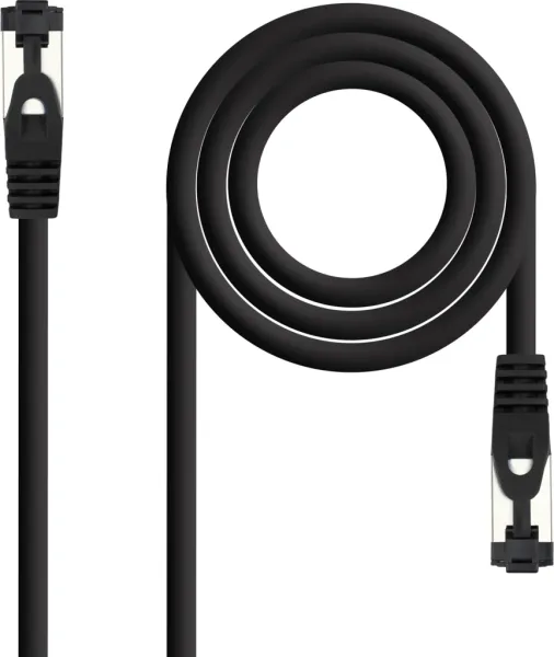 Nanocable Cable red Cat. 8.1 2GHZ SSTP Negro 3m