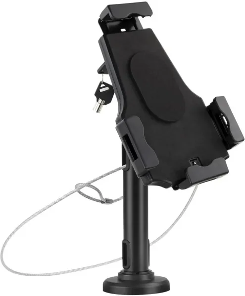 Soporte de Mesa/Pared para Smartphone/Tablet TooQ TQTDS0812/ Antirrobo/ Negro