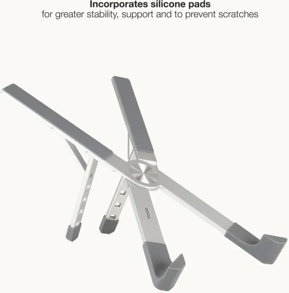 Soporte TooQ TQLRS0036-AL para Portátiles hasta 17.3"