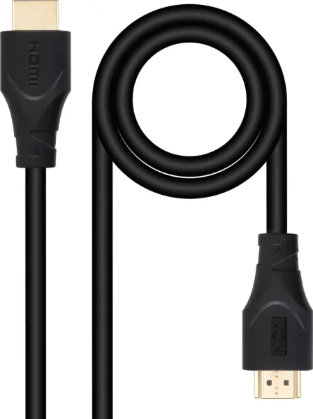 Cable HDMI 1.4 Nanocable 10.15.4701/ HDMI Macho - HDMI Macho/ 1m/ Negro