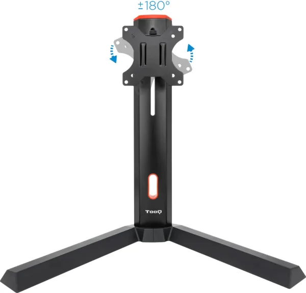 Soporte Mesa Giratorio e Inclinable + Mini CPU 17''-27'' Negro Tooq