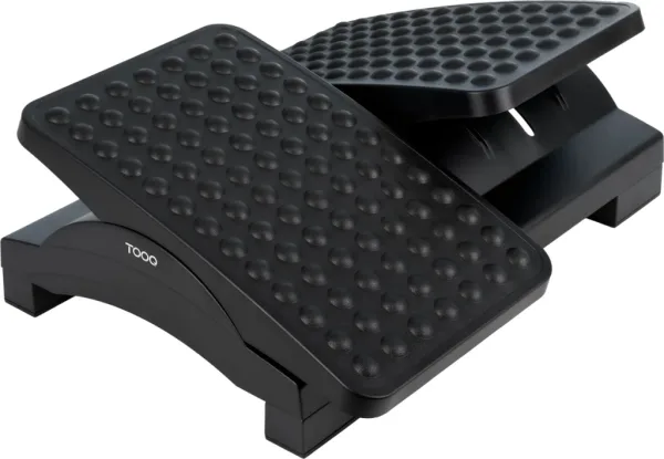 Reposapiés Ajustable/ Inclinable TooQ TQFR0604-B/ 430 x 320 x 105-130 mm