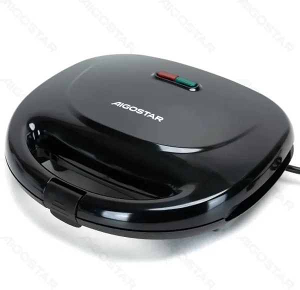 Sandwichera 750W Negro Aigostar