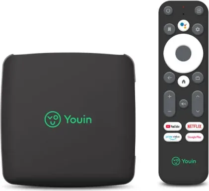 Youin EN1060K convertidor de Smart TV Negro 4K Ultra HD 8 GB WiFi Ethernet