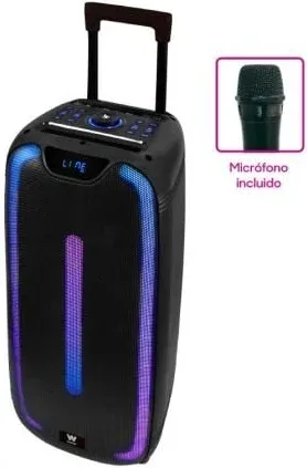 Altavoz Portable con Bluetooth Woxter Rock'n'Roller ST/ 100W