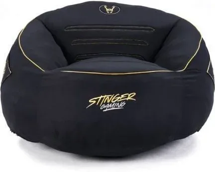 Puff Woxter Stinger Gaming/ con relleno/ Negro y Dorado