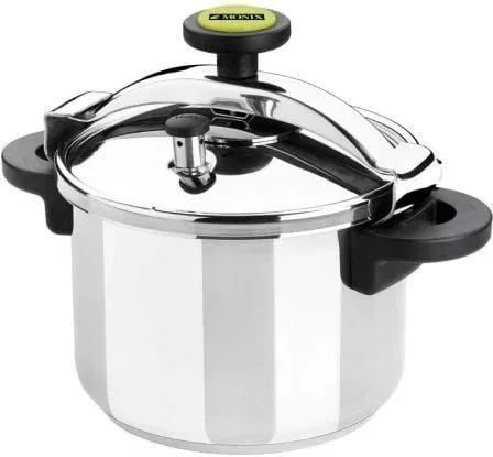 Olla a Presión Monix Classica M530001/ Ø22cm/ 4L/ Acero Inoxidable/ Apta para Inducción