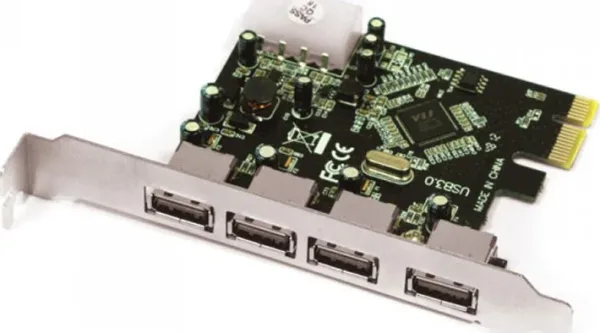 Adaptador Pci-E 4 P. USB 3.0 Approx