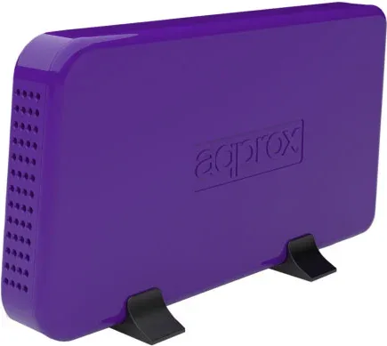 Caja Externa USB 3.5'' SATA 3.0 Morado Approx