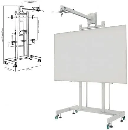 Soporte para Pizarra Interactiva Approx appIBSTD/ 80-120"