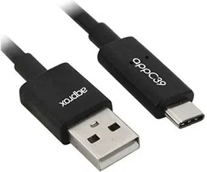 Cable USB 2.0  a USB Type-C Conectores Metalicos Approx