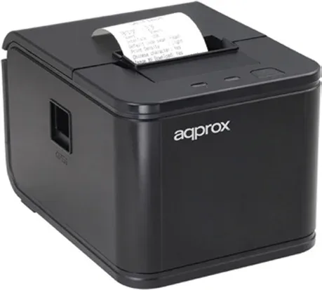 Impresora de Tickets Approx appPOS58AU/ Térmica/ Ancho papel 58mm/ USB/ Negra