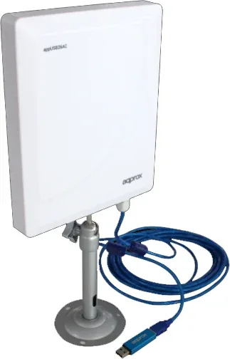 USB WIRELESS 600 Mbps. AC DUAL BAND APPROX