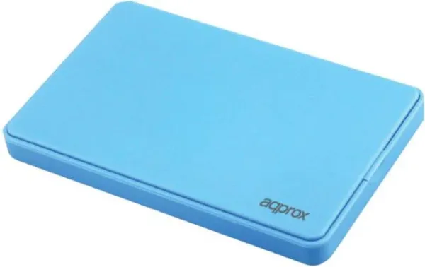 Caja Externa USB 2.5'' SATA USB 3.0 Screwless Azul Claro Approx