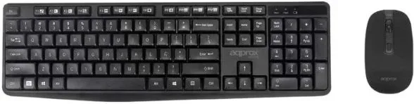 Teclado Wireless + Raton Optico Mx335 Negro Approx