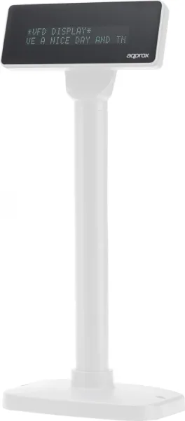 Visor Tpv Fluorescente Appvfd01 Blanco Approx