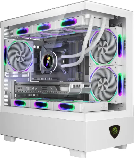 Keep Out Caja M-atx XC-301W 3FANS Usb3.0 White