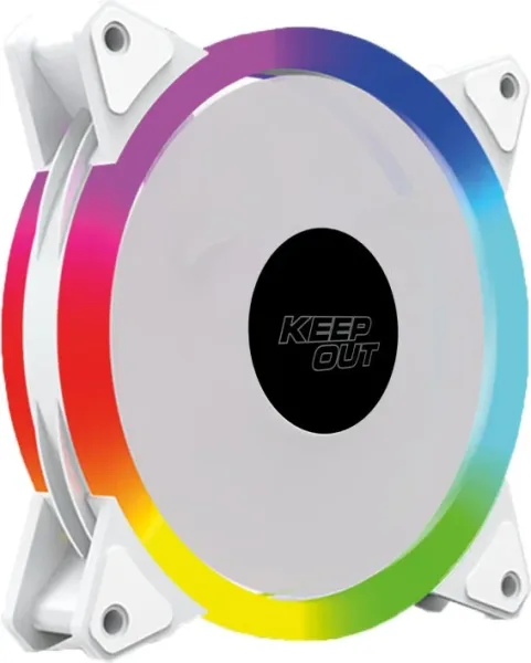 Ventilador Auxiliar Xfc-120Sr ARGB Blanco Keepout