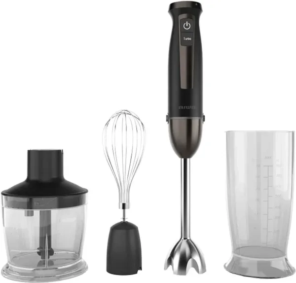 Batidora de mano aiwa kenkiri 1500 plus 1500w + vaso