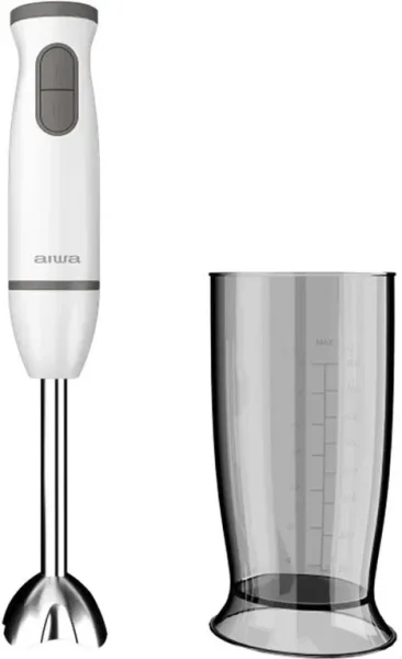 Batidora de mano aiwa kenkiri 800 600w + vaso 500ml