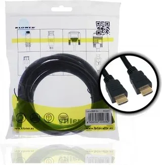 Cable HDMI-M a HDMI-M 2M Kl-Tech V1.4 Bulk