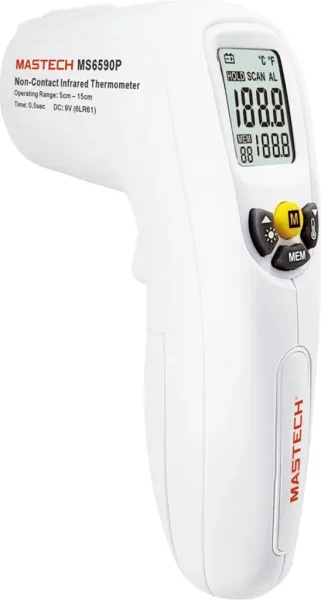 Termometro digital infrarrojo mastech ms6590p sin contacto