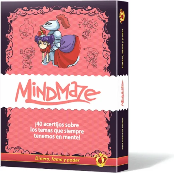 Juego de mesa mind maze: dinero fama y poder pegi 14