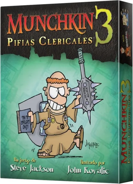 Juego de mesa munchkin 3: pifias clericales pegi 10