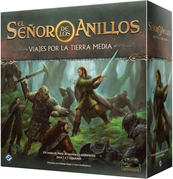 Juego de mesa el señor de los anillos viajes por la tierra media pegi 14