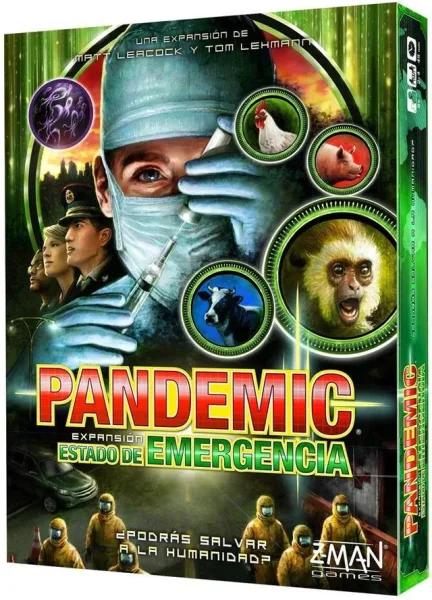 Juego de mesa pandemic estado de emergencia edad recomendada 8 años