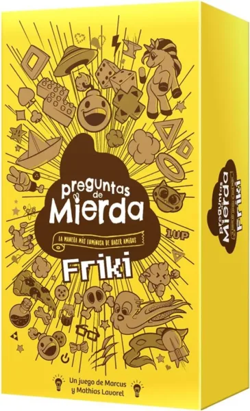 Juego de mesa asmodee preguntas de mierda friki pegi 16