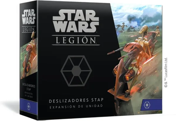 Juego de mesa star wars legion : deslizadores stap pegi 14