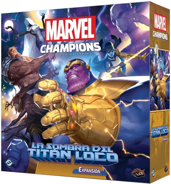 Juego de mesa marvel champions: la sombra del titan loco pegi 14
