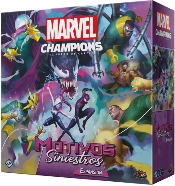 Juego de mesa marvel champions motivos siniestros pegi 14