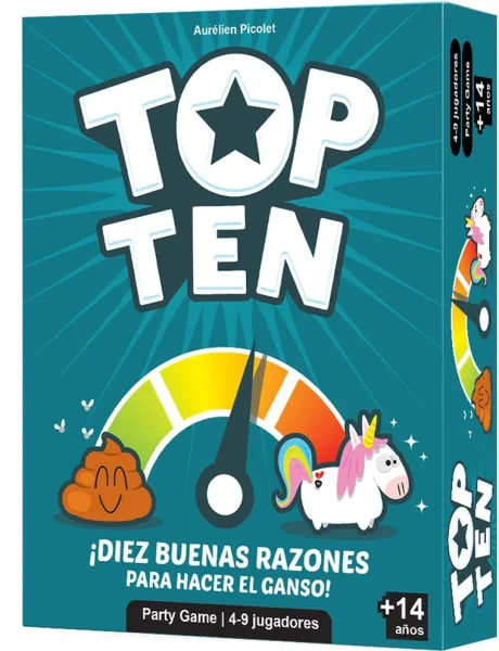 Juego de mesa top ten pegi 14