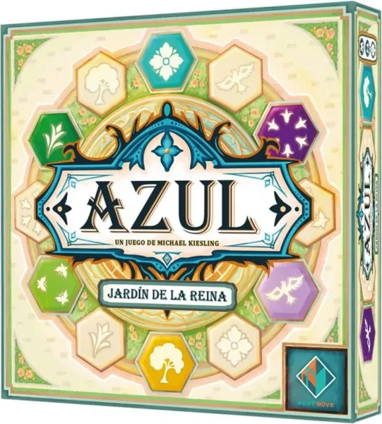 Juego de mesa azul jardín de la reina pegi 10