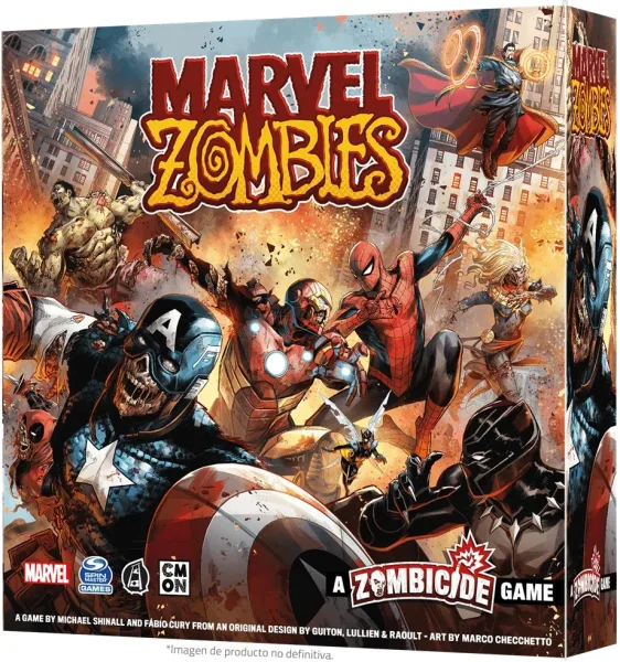 Juego de mesa marvel zombies edad recomendada 14 años