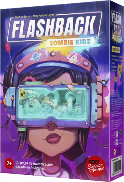 Juego de mesa flashback zombie kidz edad recomendada 7 años