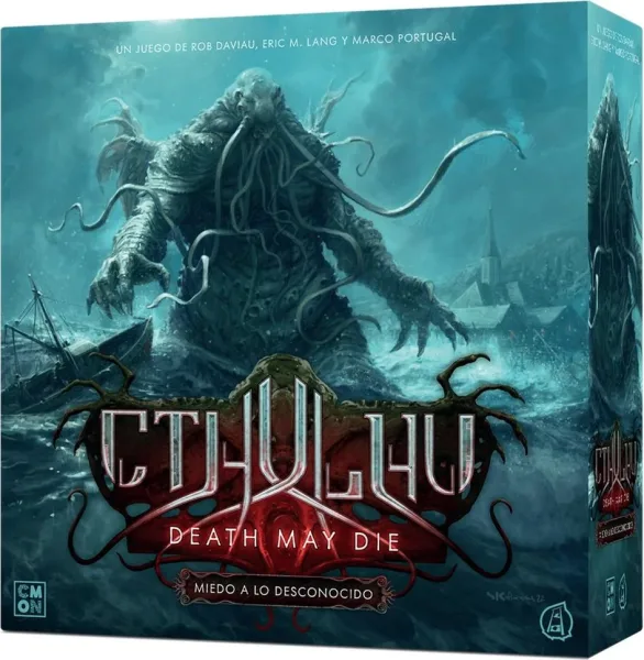 Juego de mesa cdmd: fear of the unknown