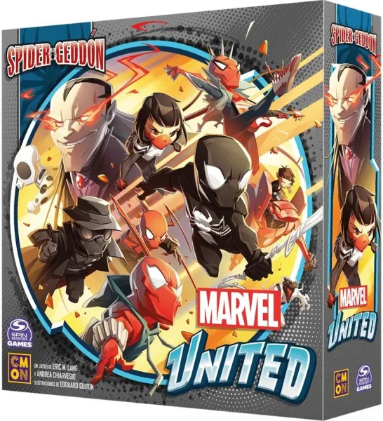 Juego de mesa marvel united spider - geddon