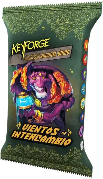 Juego de mesa keyforge vientos de intercambio edad recomendada 14 años 1 unidad aleatoria