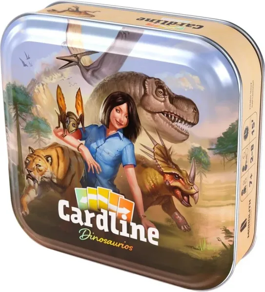 Juego de mesa cardline dinosaurios edad recomendada 7 años